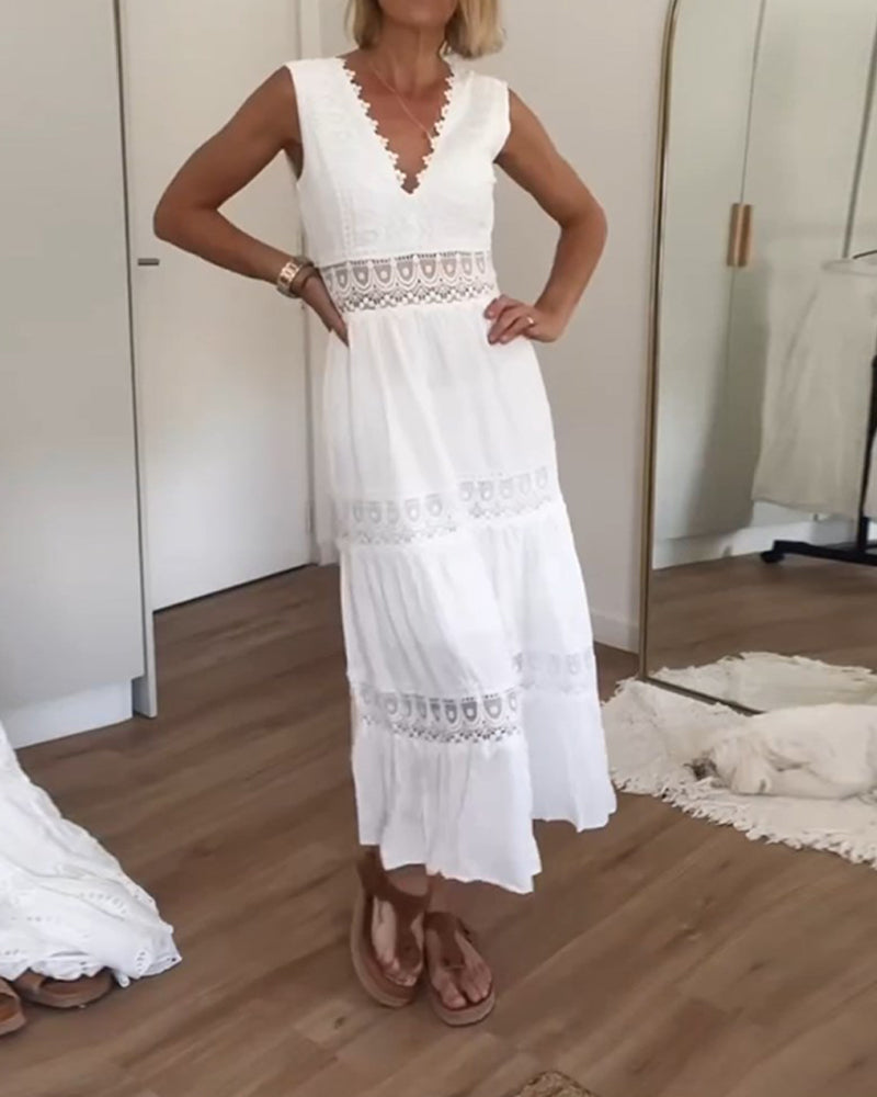 Mirla | Spets Boho Klänning-Eva Jonsson