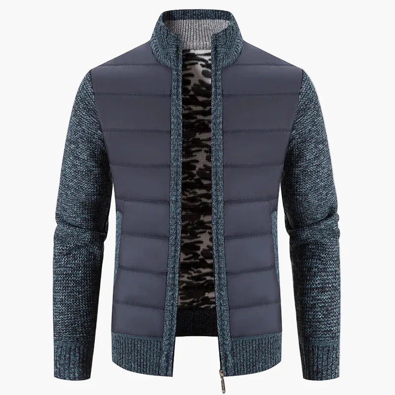 Mirla | Stepped Cardigan With Zipper - Casual Urban Style For Everyday And Leisure-Eva Jonsson