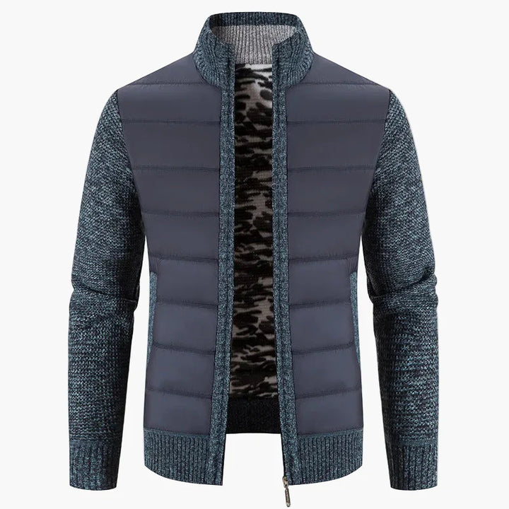 Mirla | Stepped Cardigan With Zipper - Casual Urban Style For Everyday And Leisure-Eva Jonsson