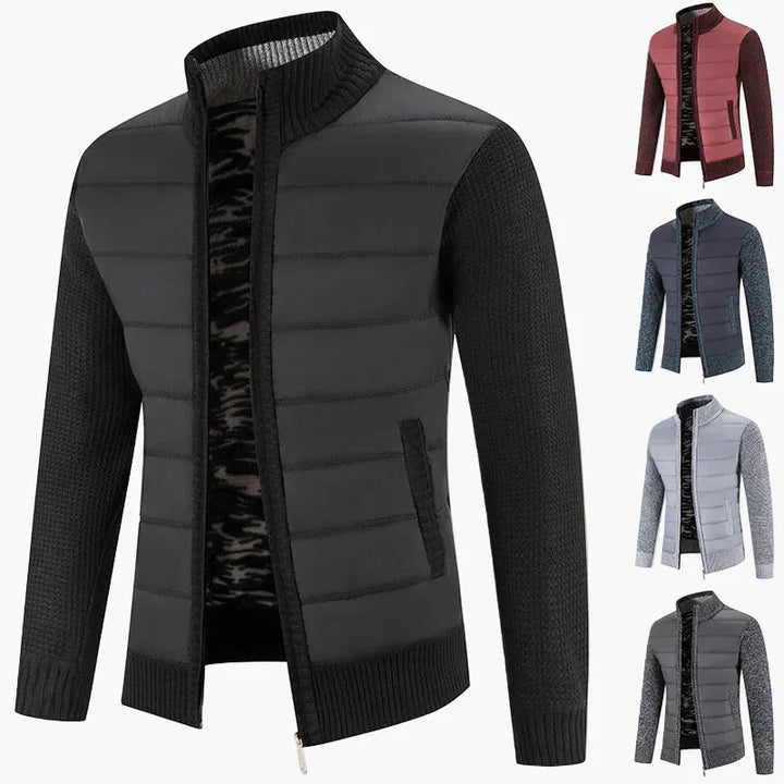 Mirla | Stepped Cardigan With Zipper - Casual Urban Style For Everyday And Leisure-Eva Jonsson