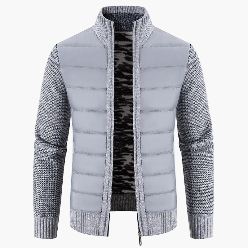 Mirla | Stepped Cardigan With Zipper - Casual Urban Style For Everyday And Leisure-Eva Jonsson