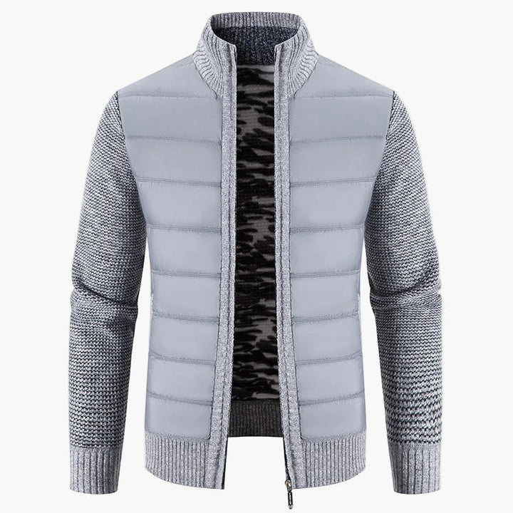 Mirla | Stepped Cardigan With Zipper - Casual Urban Style For Everyday And Leisure-Eva Jonsson