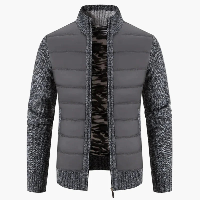 Mirla | Stepped Cardigan With Zipper - Casual Urban Style For Everyday And Leisure-Eva Jonsson