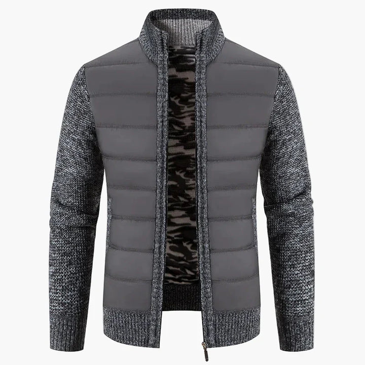 Mirla | Stepped Cardigan With Zipper - Casual Urban Style For Everyday And Leisure-Eva Jonsson