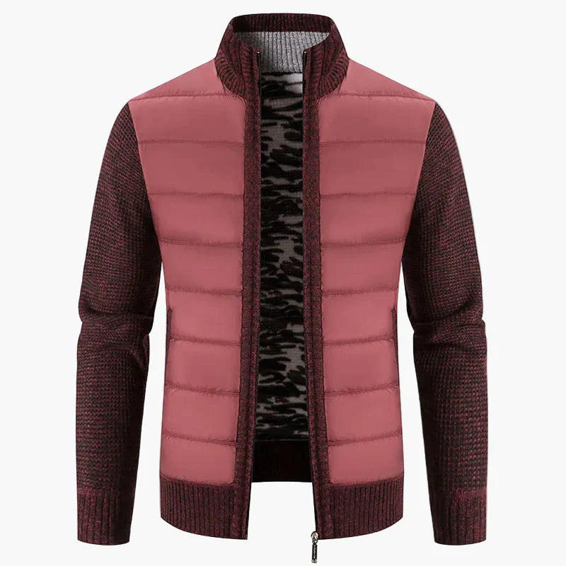 Mirla | Stepped Cardigan With Zipper - Casual Urban Style For Everyday And Leisure-Eva Jonsson
