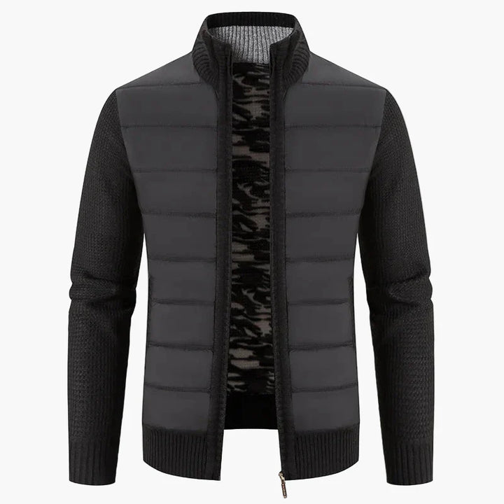 Mirla | Stepped Cardigan With Zipper - Casual Urban Style For Everyday And Leisure-Eva Jonsson