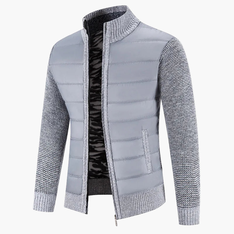 Mirla | Stepped Cardigan With Zipper - Casual Urban Style For Everyday And Leisure-Eva Jonsson