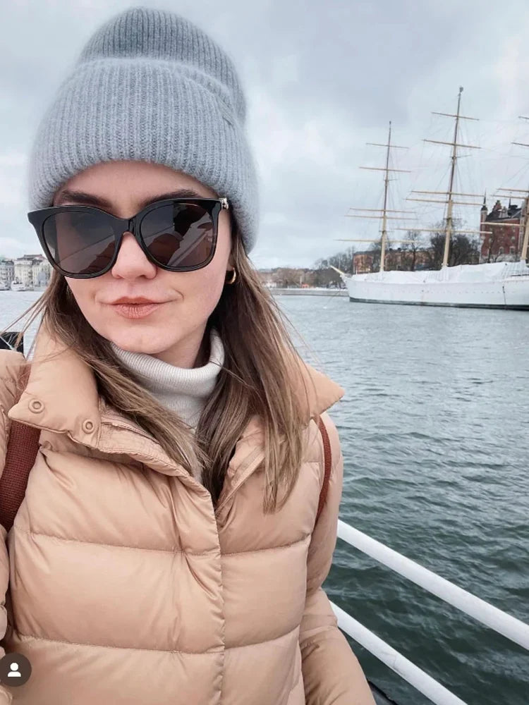 Mirla | Stickad Mössa för Damer-Eva Jonsson
