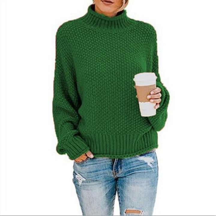 Mirla | Stickad Rullkragepullover-Eva Jonsson