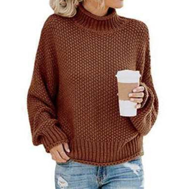 Mirla | Stickad Rullkragepullover-Eva Jonsson