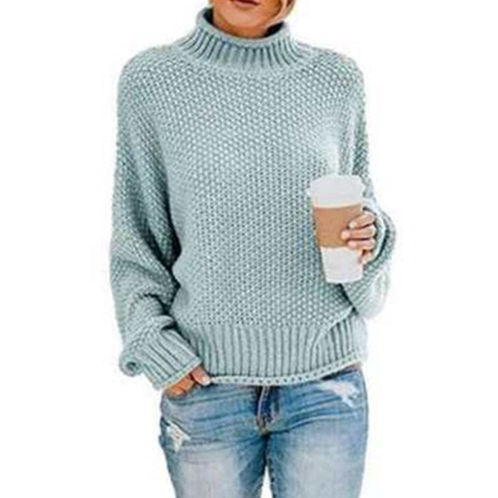 Mirla | Stickad Rullkragepullover-Eva Jonsson