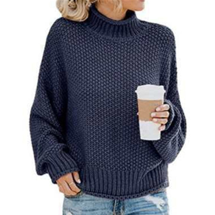 Mirla | Stickad Rullkragepullover-Eva Jonsson