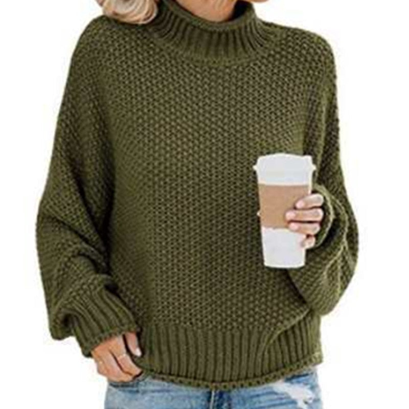 Mirla | Stickad Rullkragepullover-Eva Jonsson