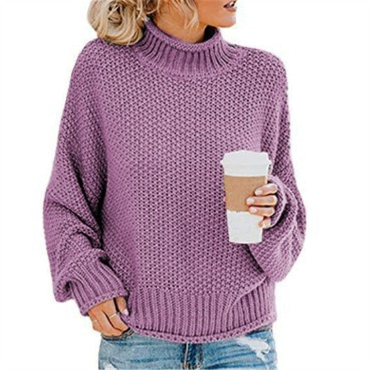 Mirla | Stickad Rullkragepullover-Eva Jonsson