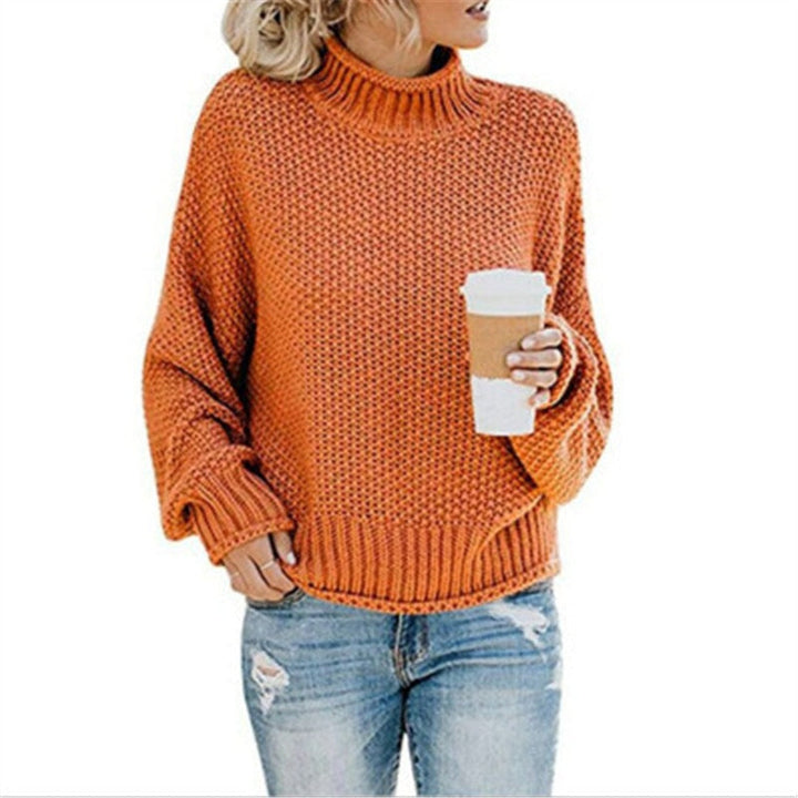 Mirla | Stickad Rullkragepullover-Eva Jonsson
