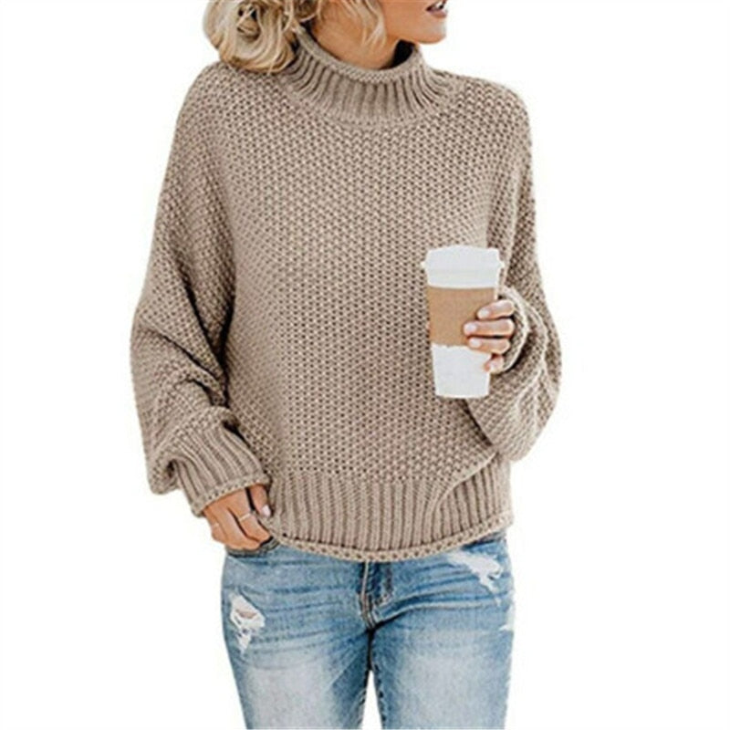 Mirla | Stickad Rullkragepullover-Eva Jonsson