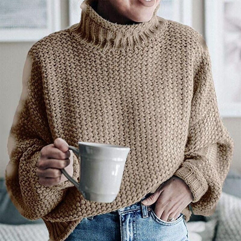 Mirla | Stickad Rullkragepullover-Eva Jonsson