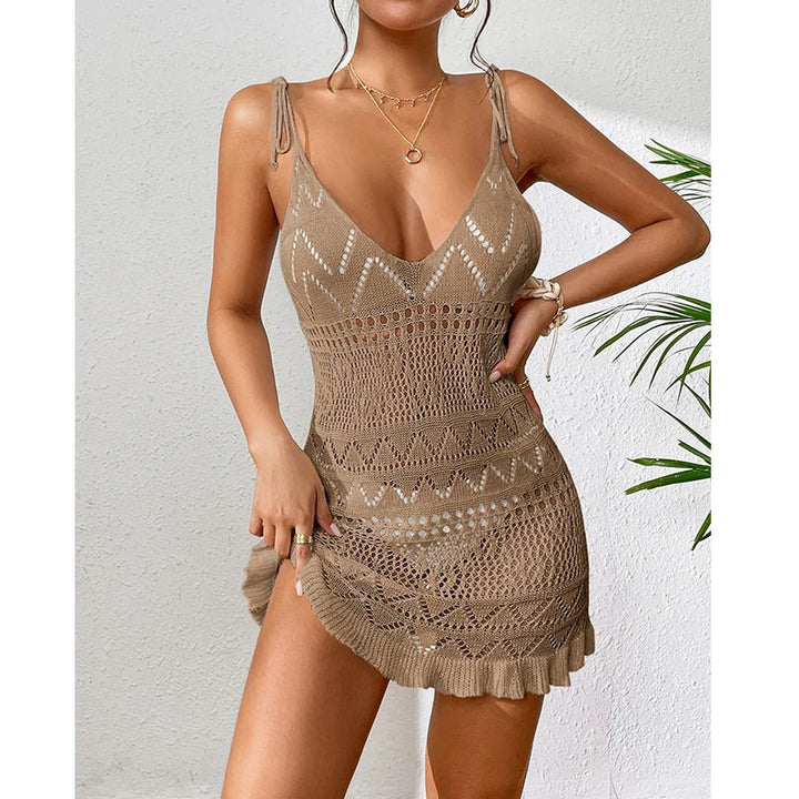 Mirla | Stickad, Rygglös Cover-Up-Eva Jonsson