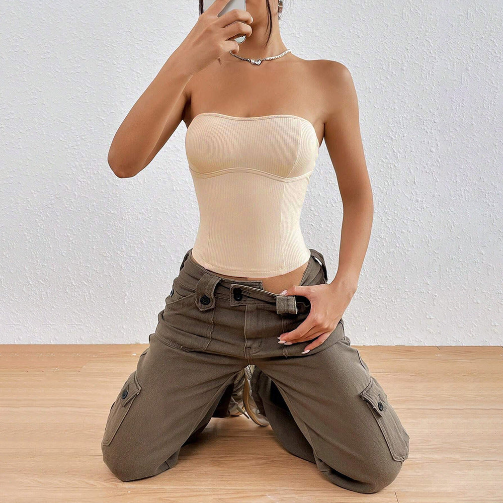 Mirla | Stickad Slim Fit Off Shoulder Topp-Eva Jonsson