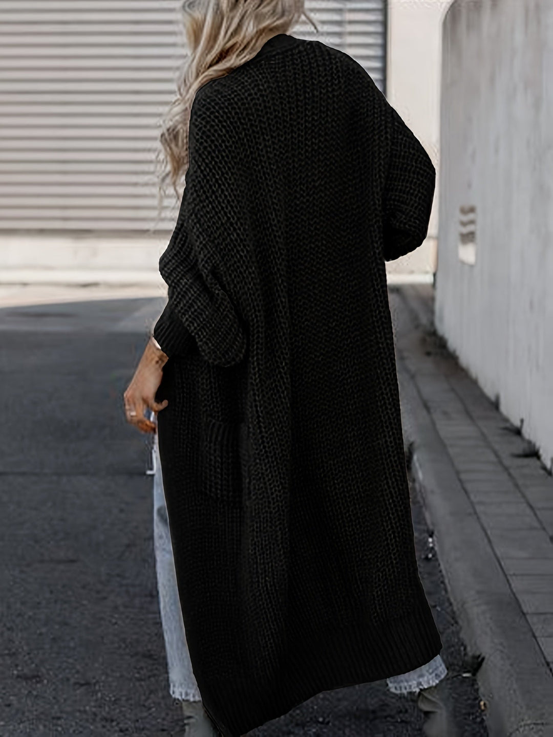 Mirla | Stickad cardigan i ull med fickor för damer Perfekt för vardagen-Eva Jonsson