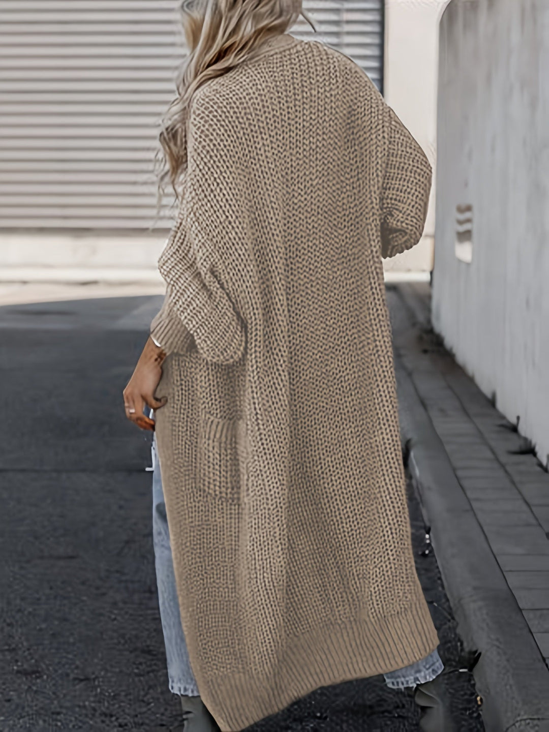 Mirla | Stickad cardigan i ull med fickor för damer Perfekt för vardagen-Eva Jonsson