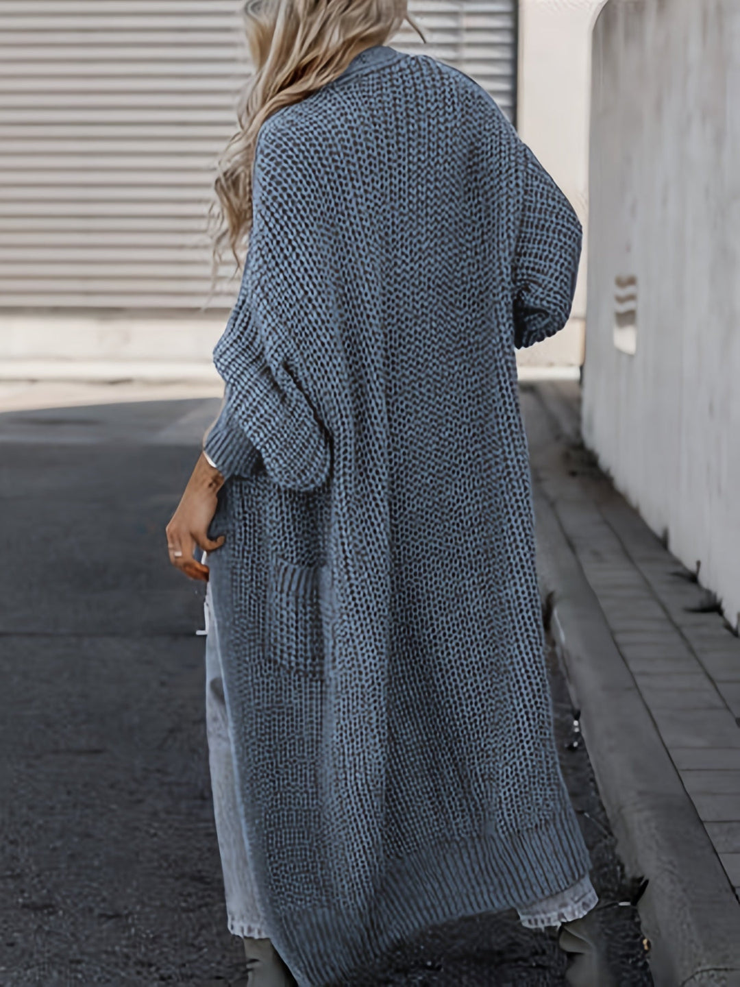 Mirla | Stickad cardigan i ull med fickor för damer Perfekt för vardagen-Eva Jonsson
