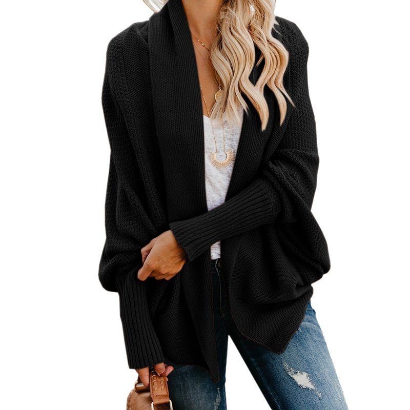 Mirla | Stickad jacka Elegant Bekväm stickad jacka för damer-Eva Jonsson