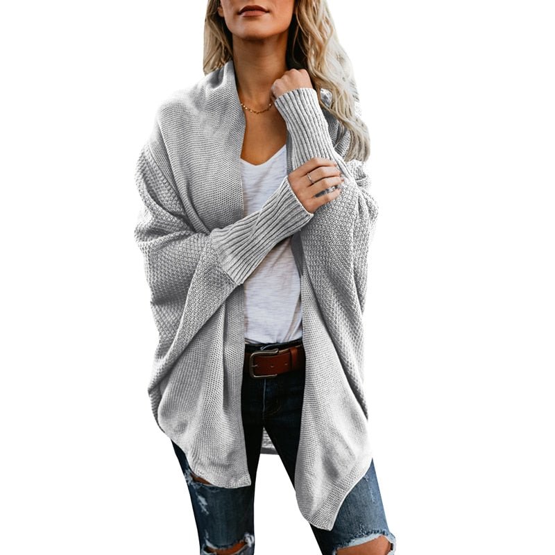 Mirla | Stickad jacka Elegant Bekväm stickad jacka för damer-Eva Jonsson