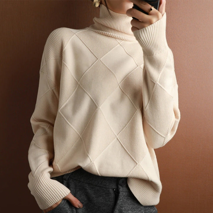 Mirla | Stickad pullover-Eva Jonsson