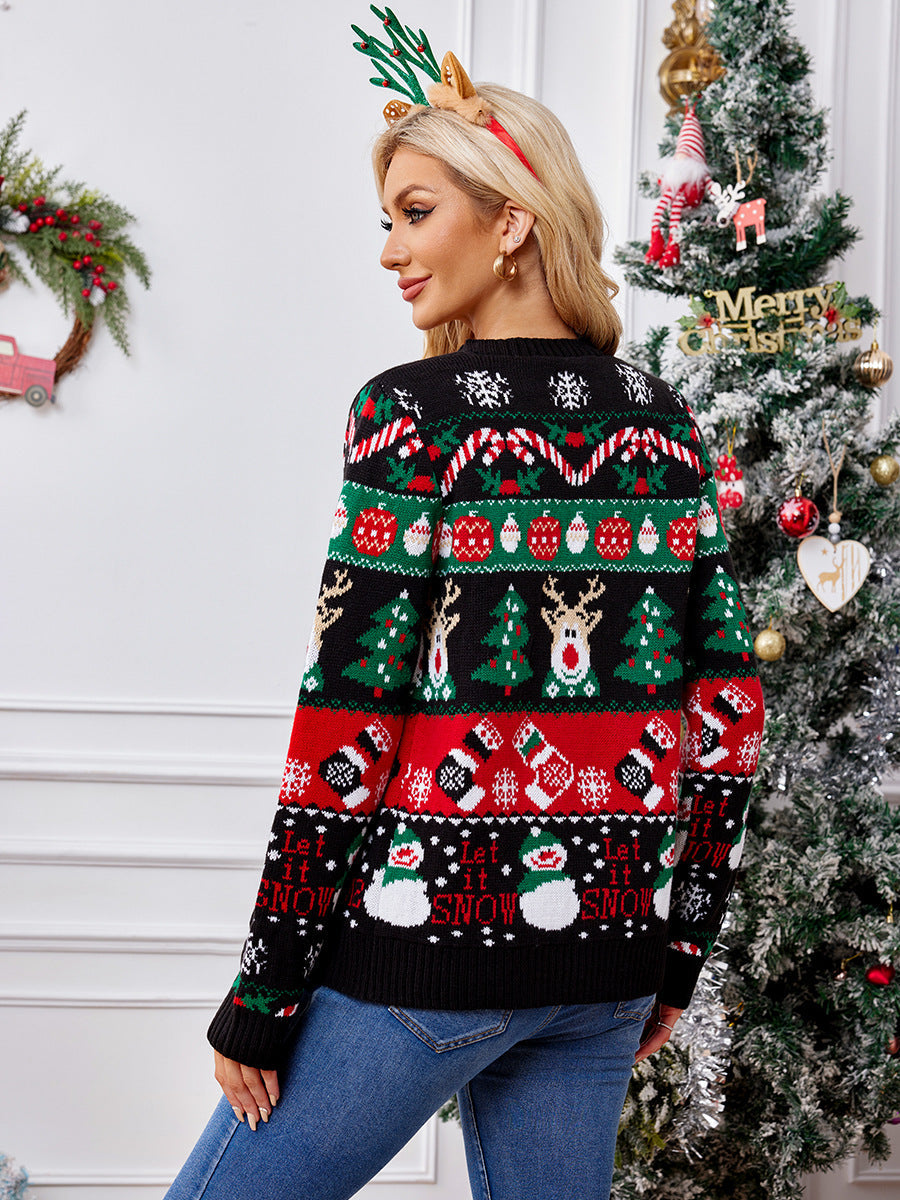 Mirla | Stickat Dam V-hals Cardigan-Eva Jonsson