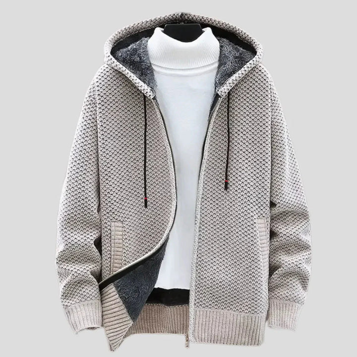 Mirla | Stickfleece Zip Hoodie-Eva Jonsson
