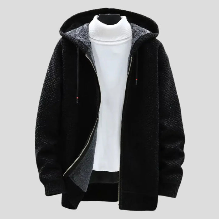 Mirla | Stickfleece Zip Hoodie-Eva Jonsson