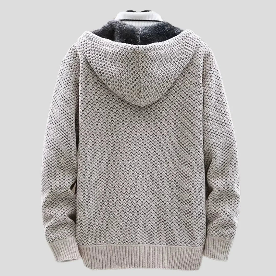 Mirla | Stickfleece Zip Hoodie-Eva Jonsson