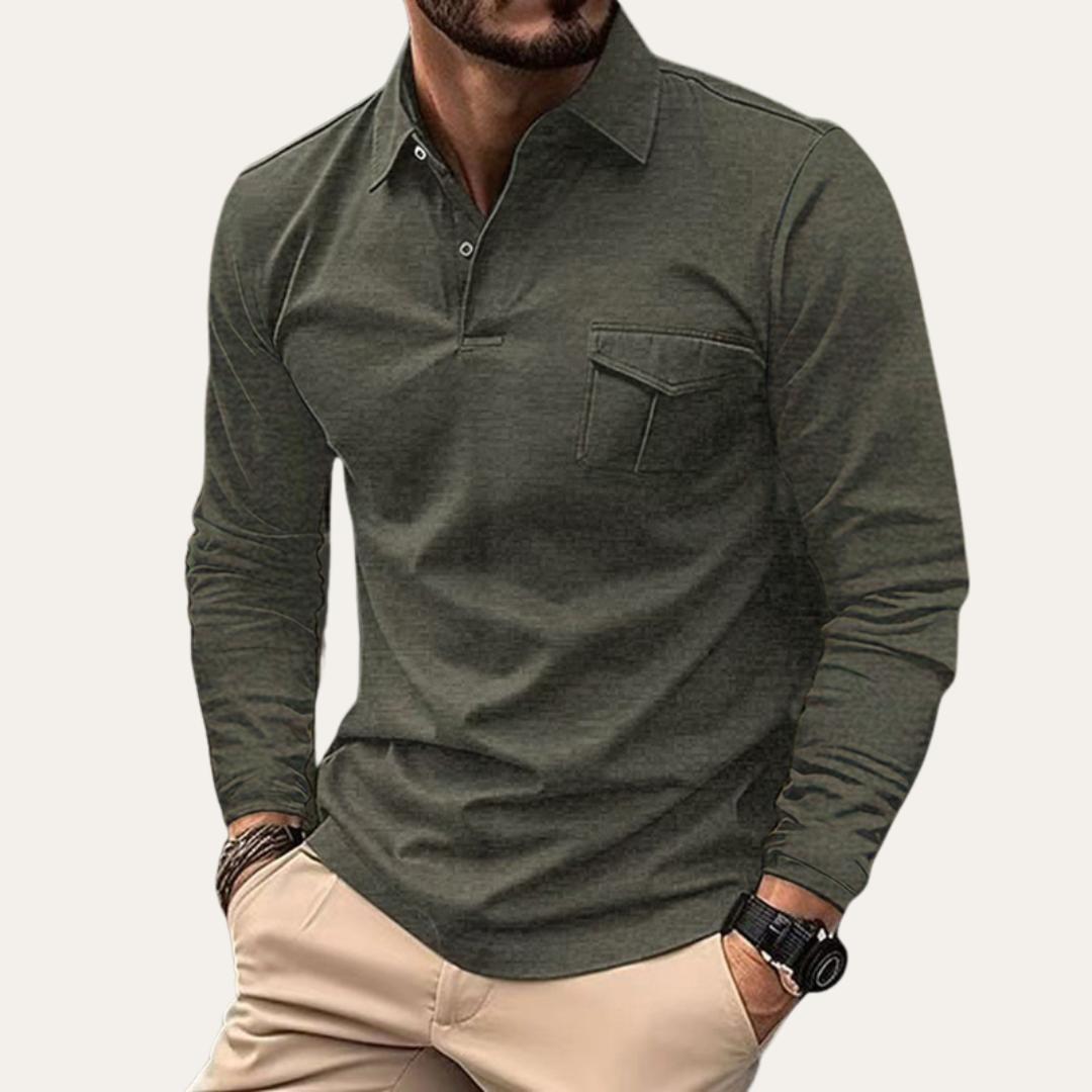 Mirla | Stilfull Poloshirt för Män-Eva Jonsson
