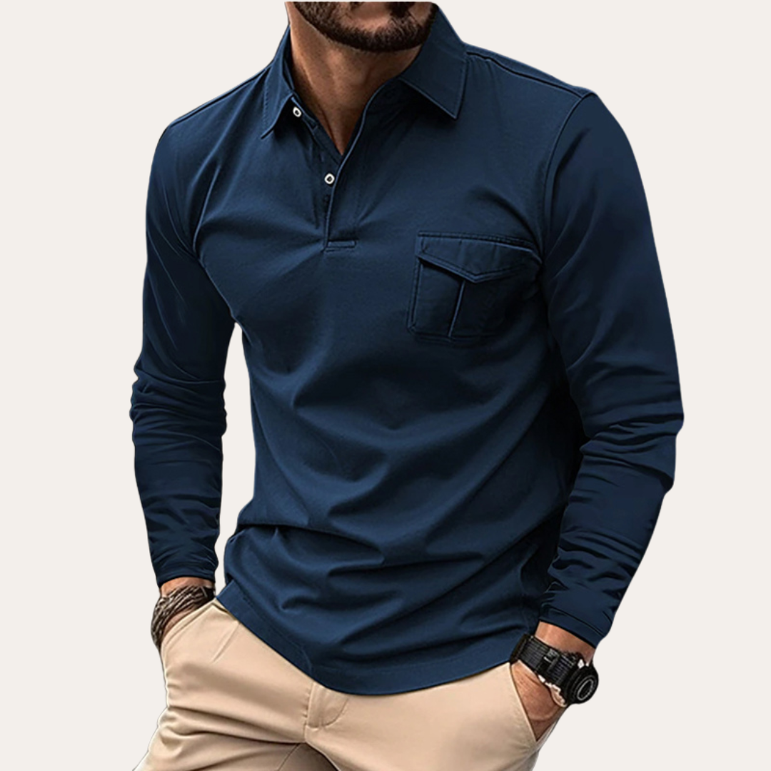 Mirla | Stilfull Poloshirt för Män-Eva Jonsson