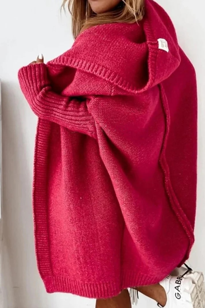 Mirla | Stilfull storlek hoodie kofta-Eva Jonsson