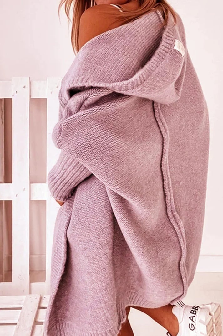 Mirla | Stilfull storlek hoodie kofta-Eva Jonsson