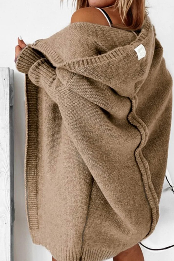 Mirla | Stilfull storlek hoodie kofta-Eva Jonsson
