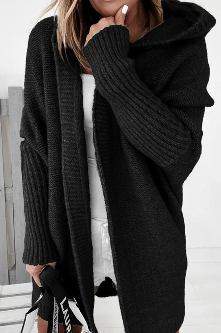 Mirla | Stilfull storlek hoodie kofta-Eva Jonsson
