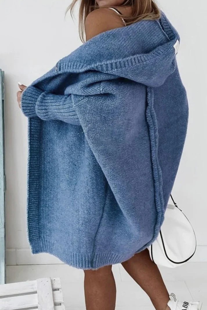 Mirla | Stilfull storlek hoodie kofta-Eva Jonsson