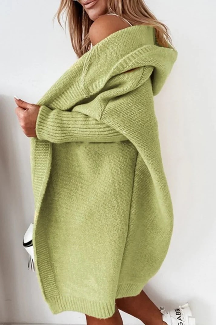 Mirla | Stilfull storlek hoodie kofta-Eva Jonsson