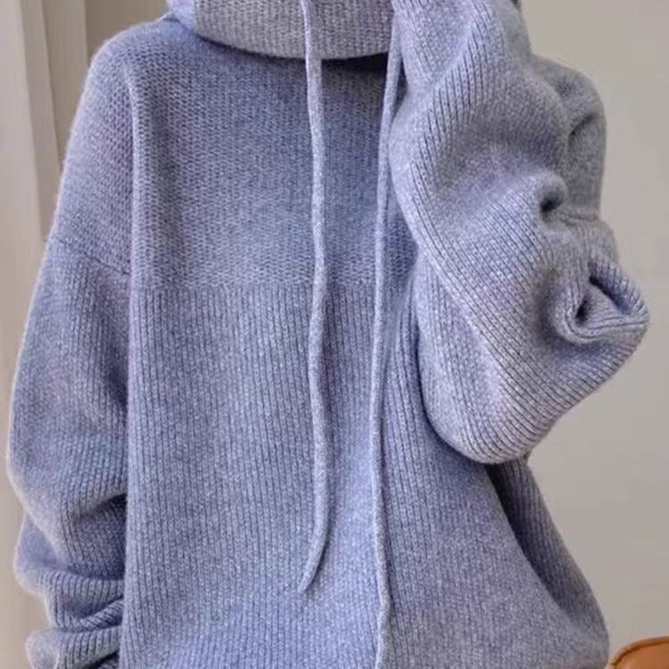 Mirla | Stilfullt Stickad Hoodie för Kvinnor-Eva Jonsson