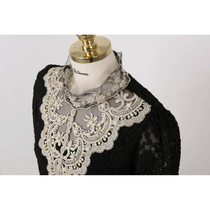 Mirla | Stilig Broderad Damblus-Eva Jonsson