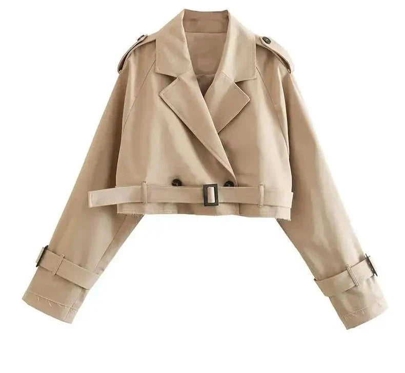 Mirla | Stilig Cropped Trenchcoat-Eva Jonsson