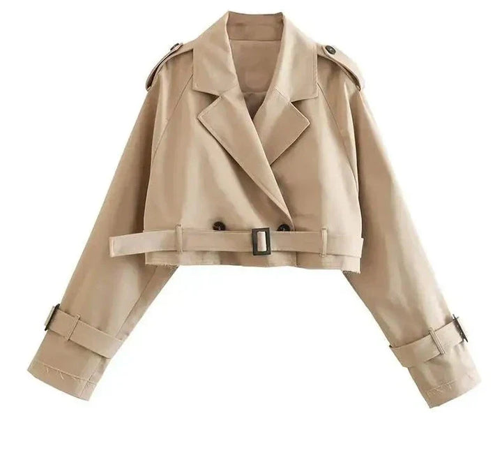 Mirla | Stilig Cropped Trenchcoat-Eva Jonsson