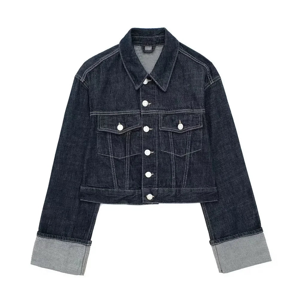 Mirla | Stilig Denim-Jacka för Kvinnor-Eva Jonsson
