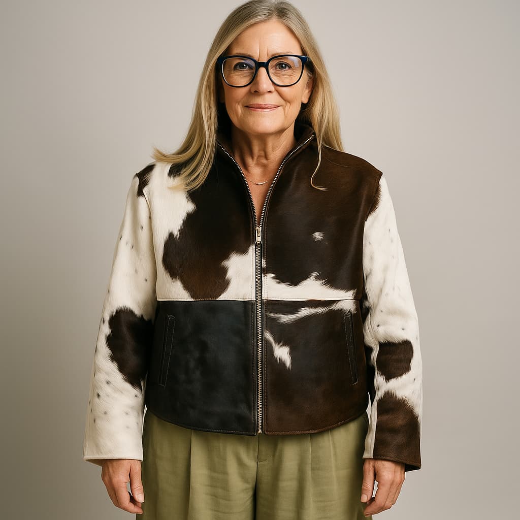 Mirla | Stilig Lätt Jacka med Leopardsmönster-Eva Jonsson