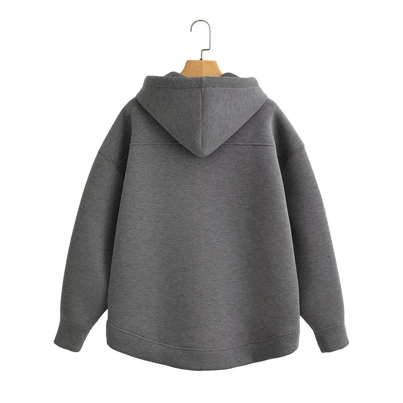 Mirla | Stilig Oversized Hoodie för Vintern-Eva Jonsson