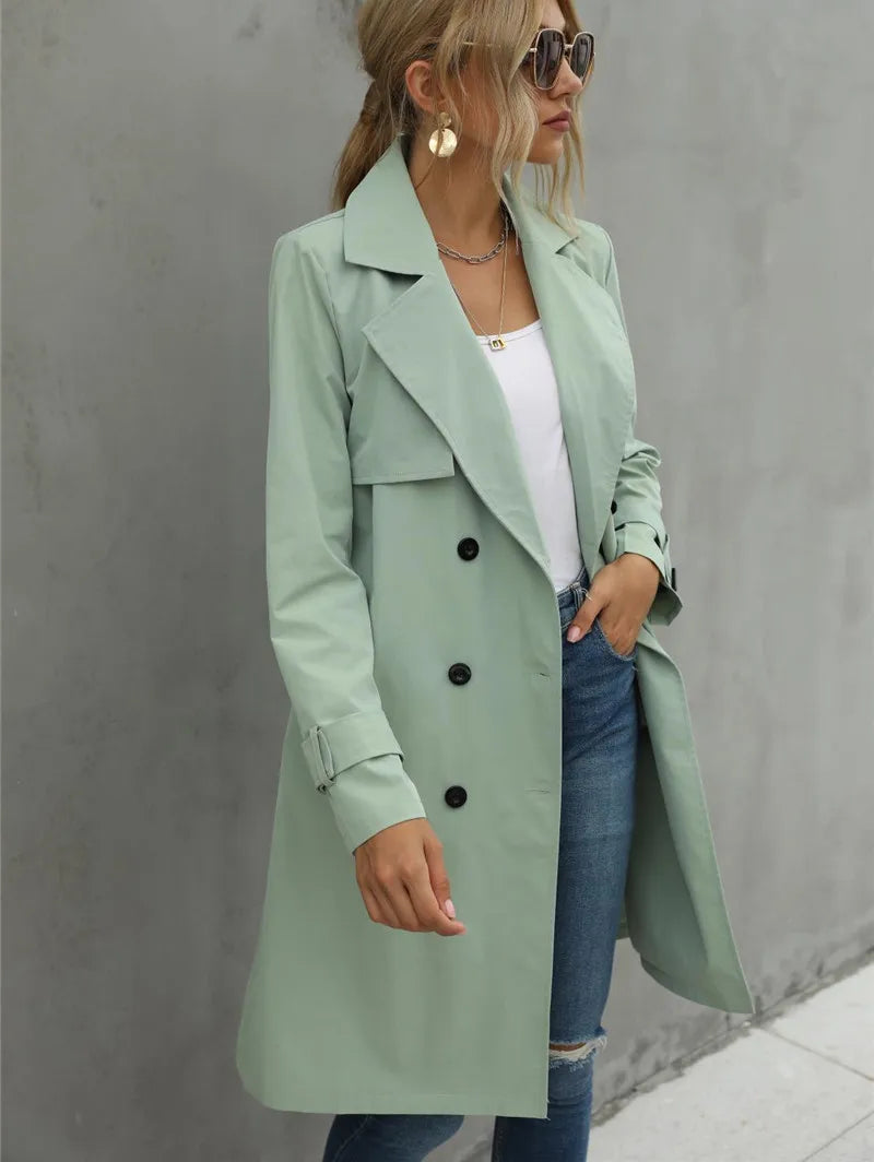 Mirla | Stilig Trenchcoat för Kvinnor-Eva Jonsson