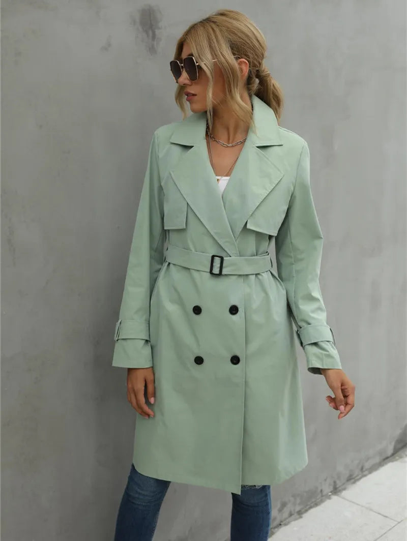 Mirla | Stilig Trenchcoat för Kvinnor-Eva Jonsson